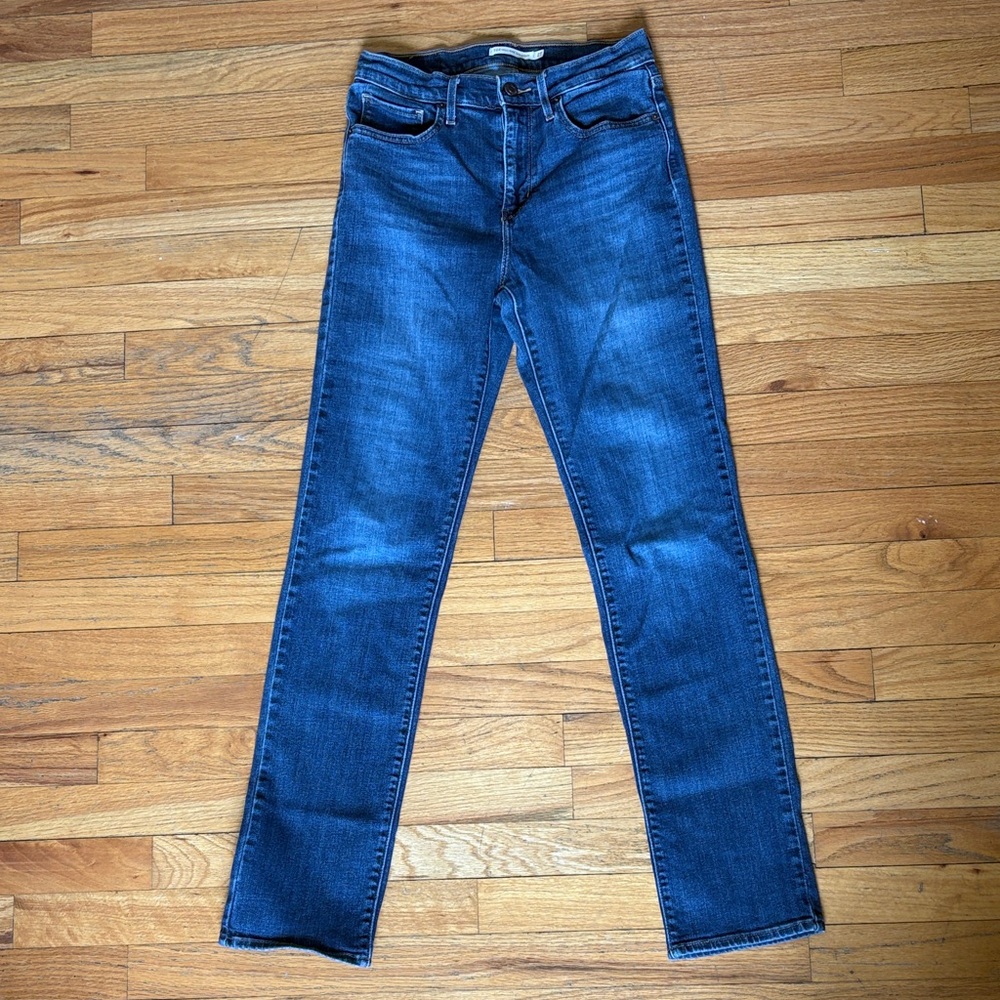 Women's Levi’s 724 High Rise Straight Blue Jeans